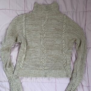 GAP Cable Knit Turtleneck Sweater